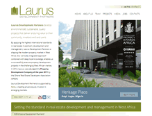 Tablet Screenshot of laurusdp.com